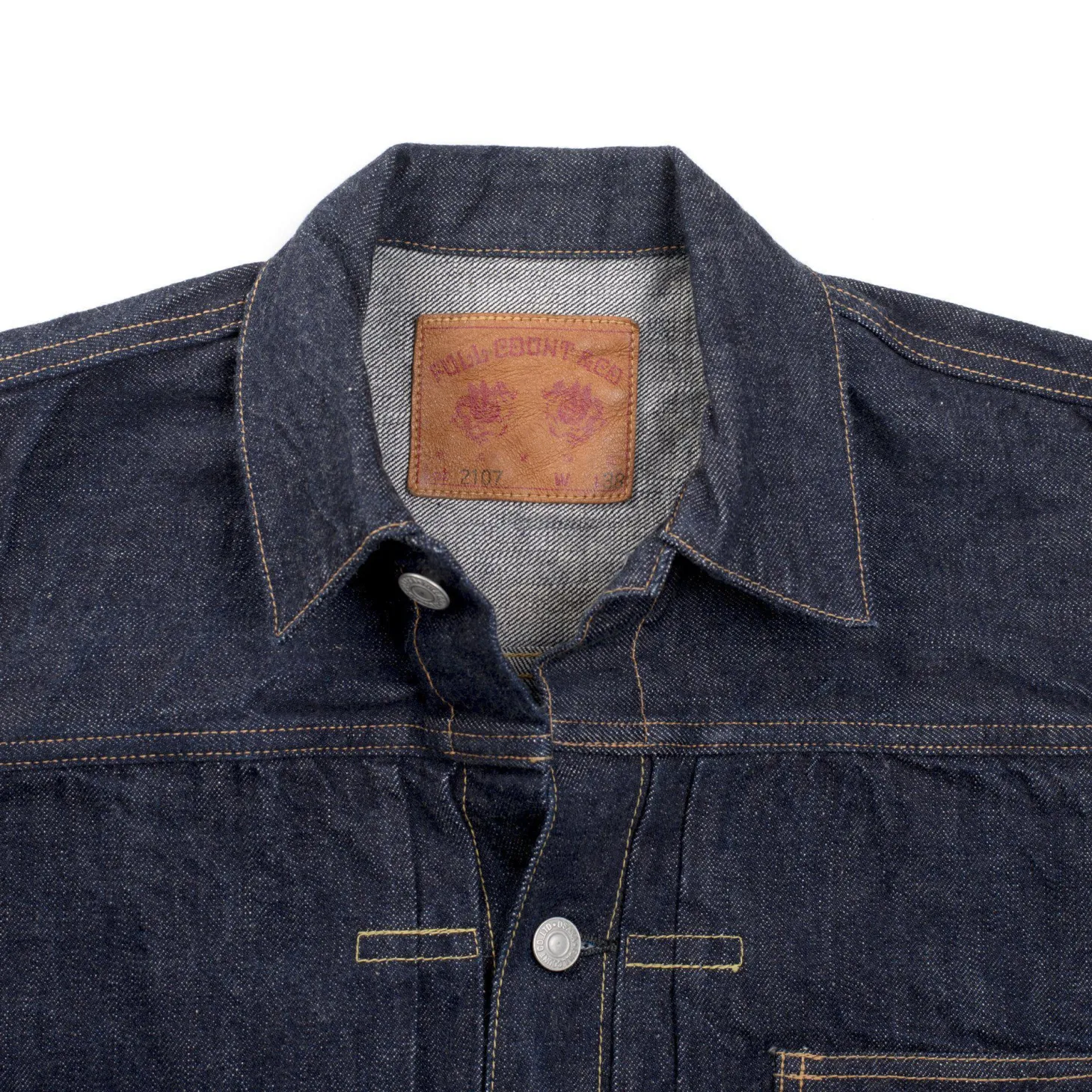 Full Count 2107 Type I 13.75oz Denim jacket One Wash
