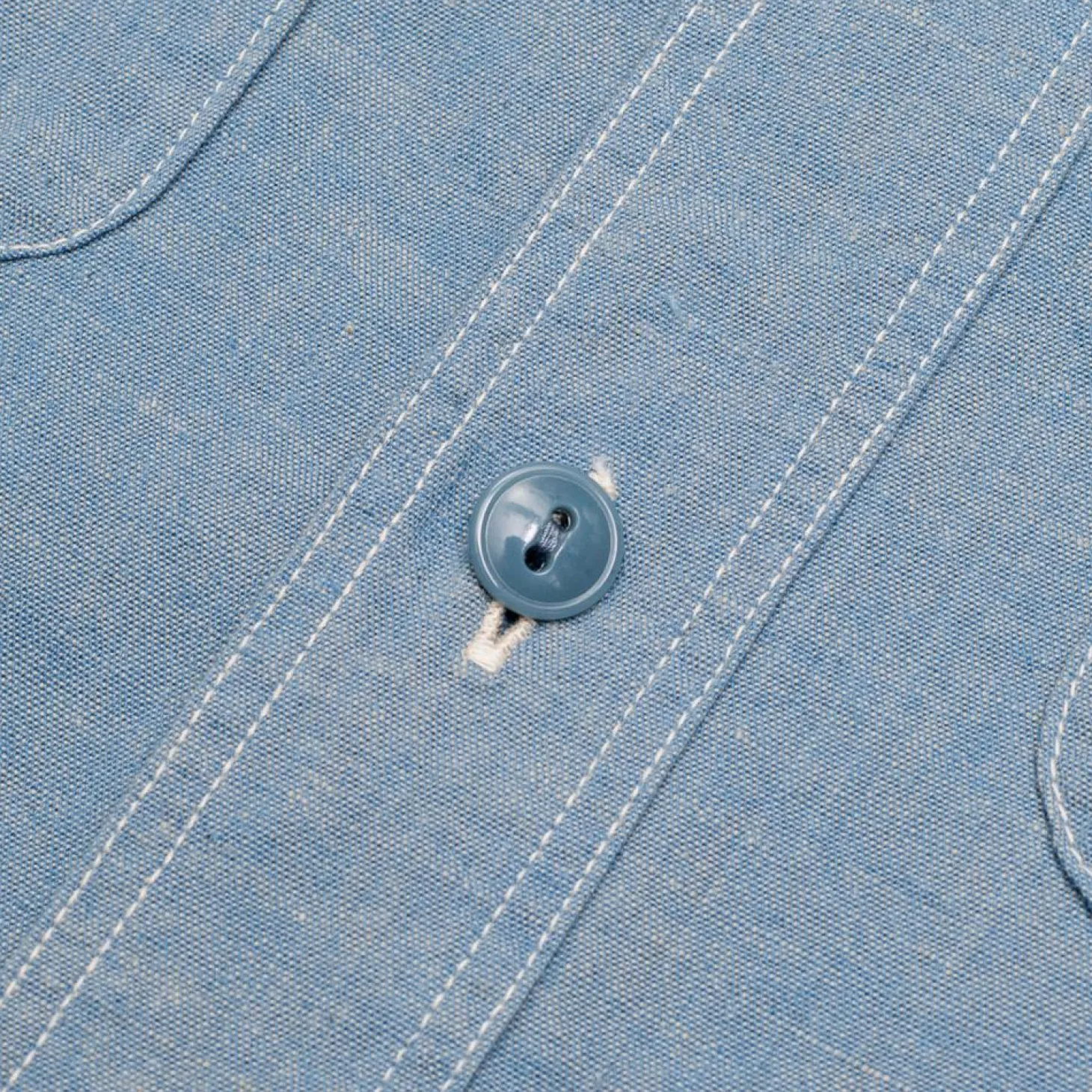 Full Count Chambray Shirt Blue