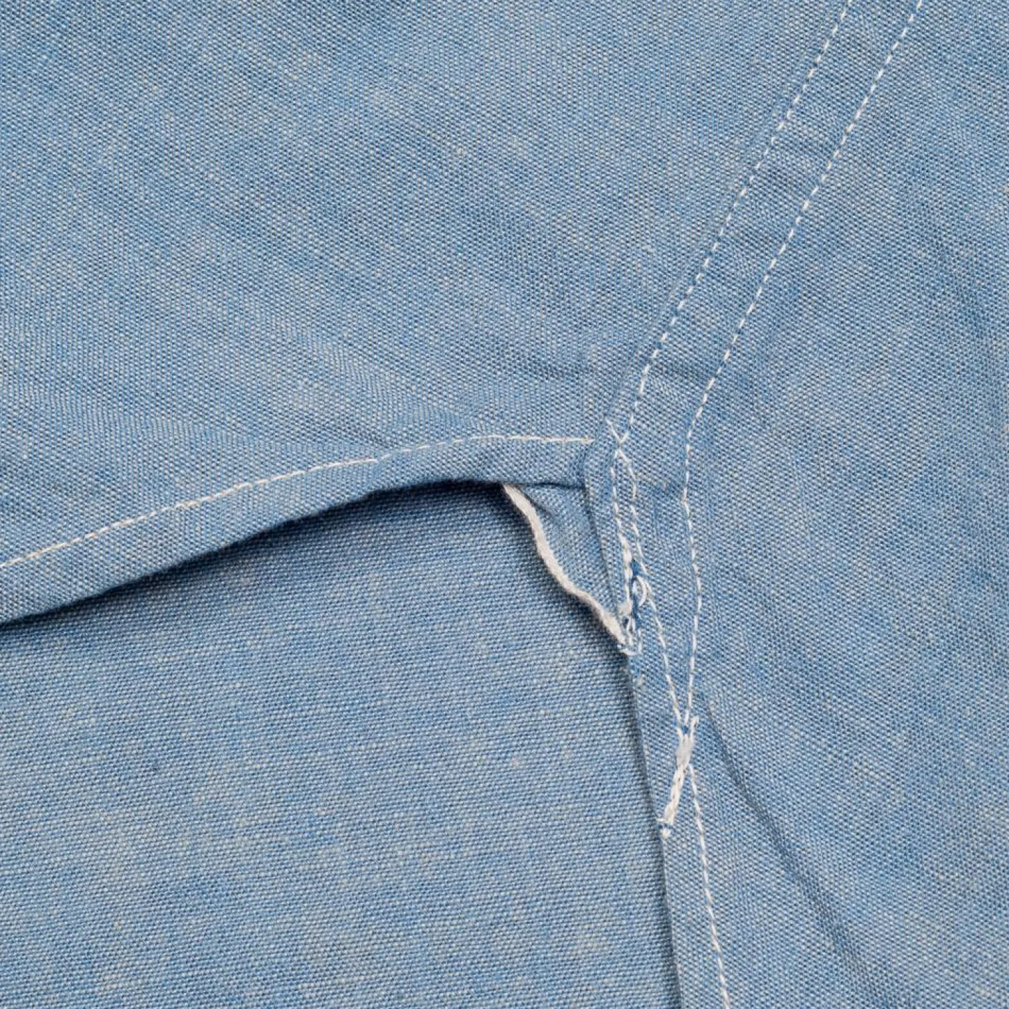 Full Count Chambray Shirt Blue