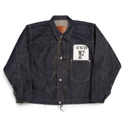 Full Count S2107 WWII Brown Cotton Denim Jacket