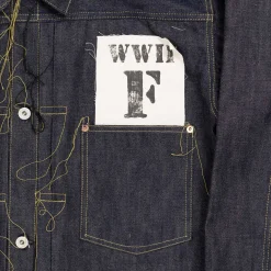 Full Count S2107 WWII Brown Cotton Denim Jacket