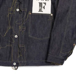 Full Count S2107 WWII Brown Cotton Denim Jacket