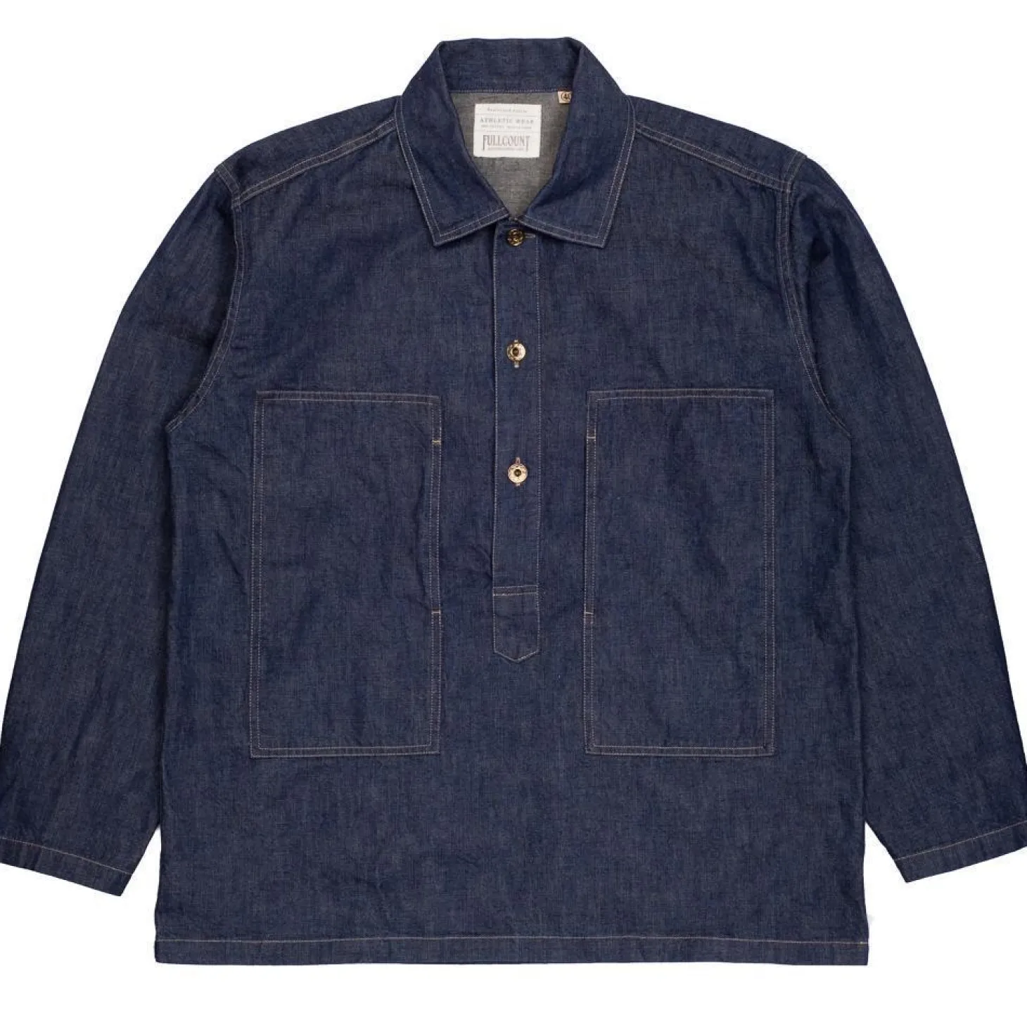 Full Count US Army Pullover Shirt Denim