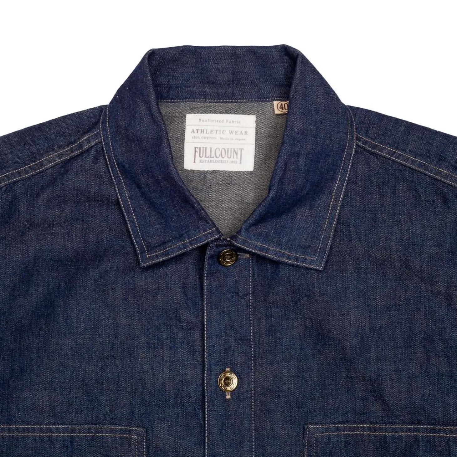 Full Count US Army Pullover Shirt Denim