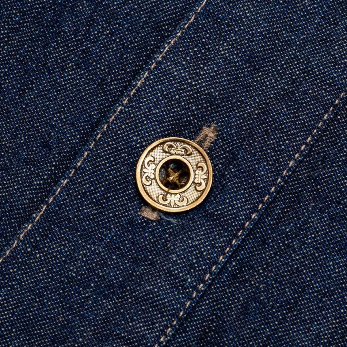 Full Count US Army Pullover Shirt Denim