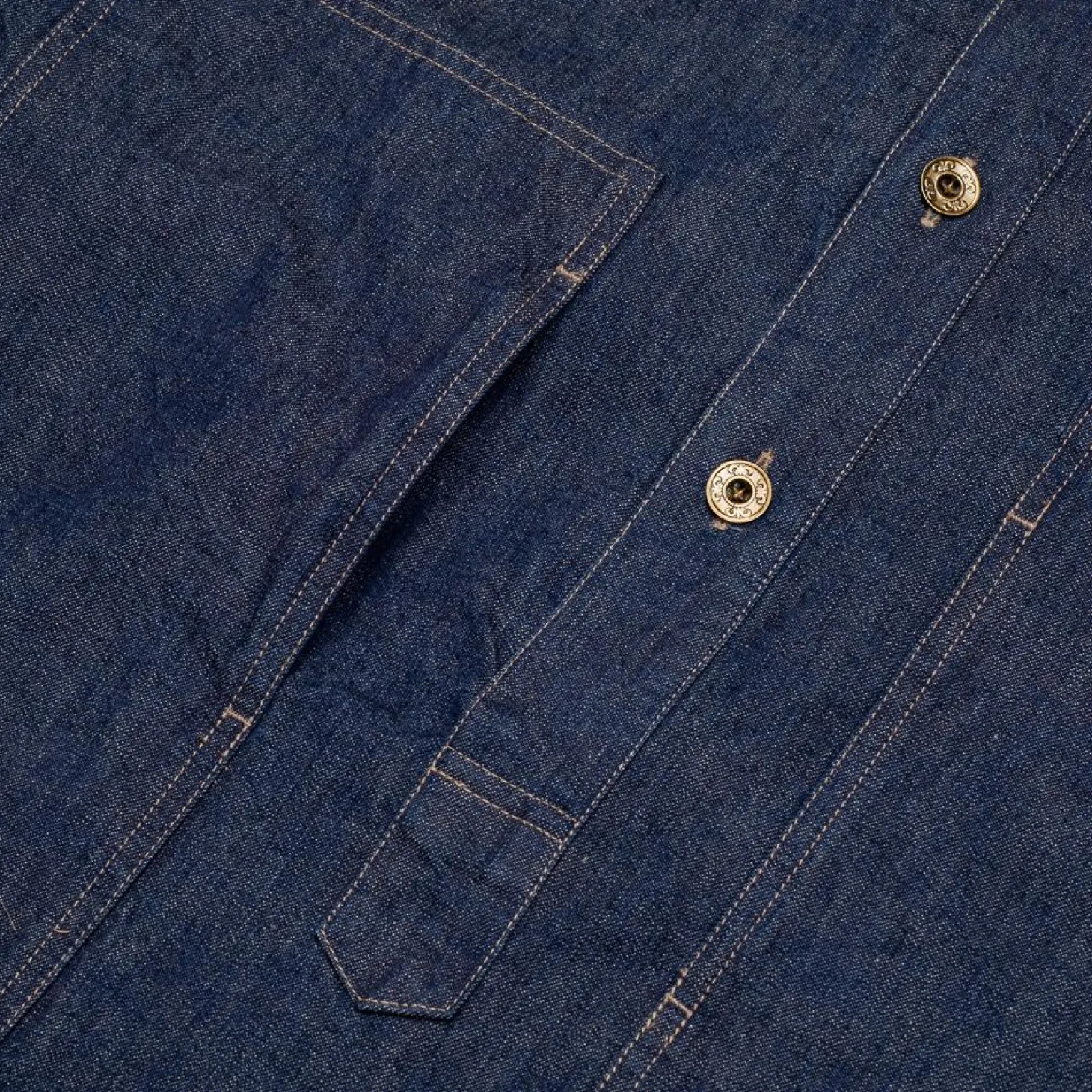 Full Count US Army Pullover Shirt Denim