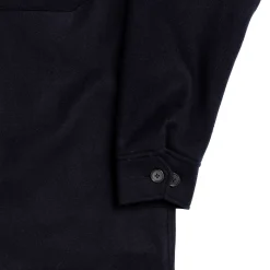 Full Count Wool CPO Shirt Navy