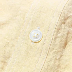 Haversack Linen Dungaree Pullover Shirt Mustard