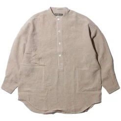 Haversack Linen Dungaree Pullover Shirt Beige