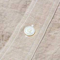 Haversack Linen Dungaree Pullover Shirt Beige