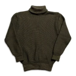 Heimat U-Boat Roll Neck Military Green