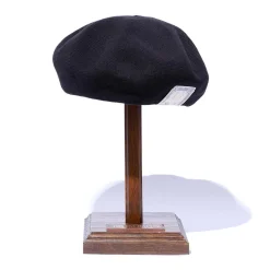 H.W. Dog Cotton Club Basic Beret Black