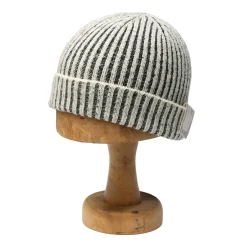 H.W. Dog Rib Smart Knit Cap White