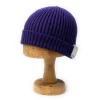 H.W. Dog Rib Smart Knit Cap Purple