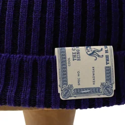 H.W. Dog Rib Smart Knit Cap Purple