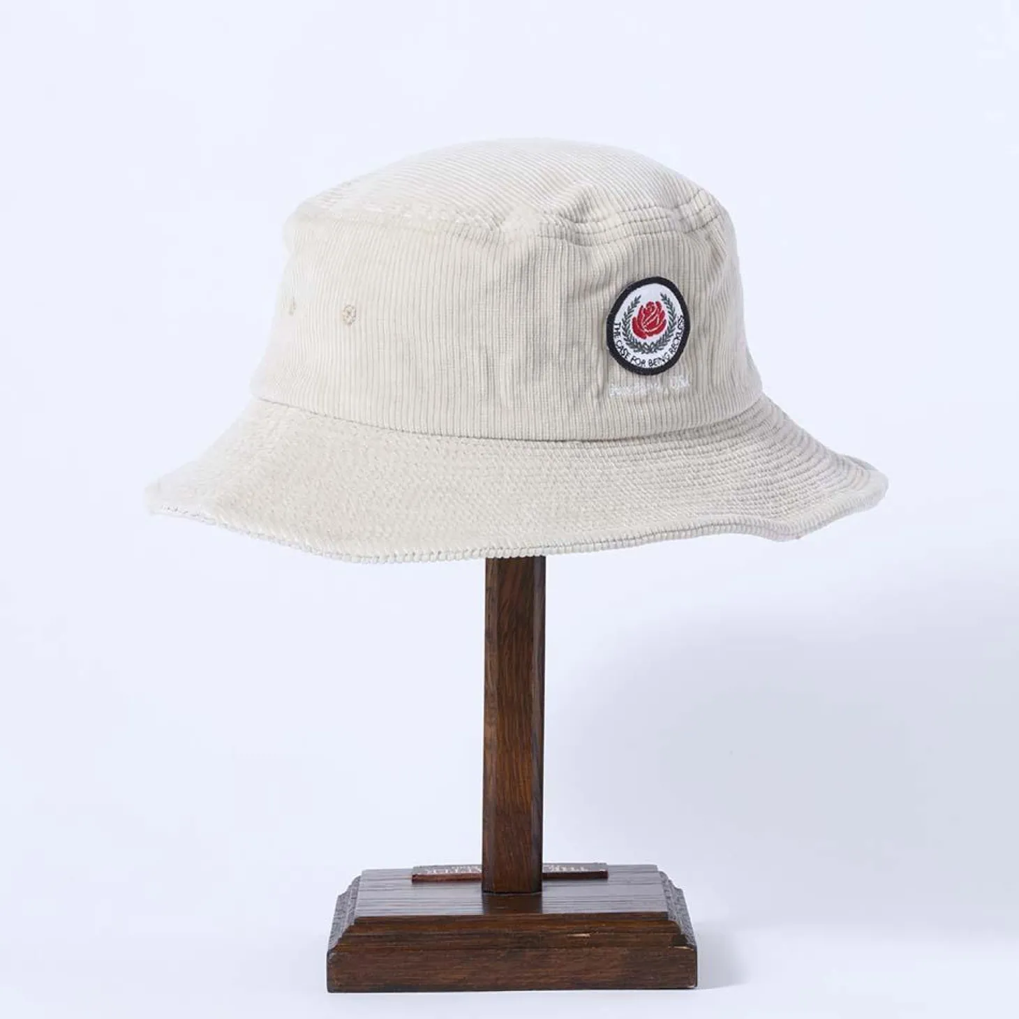 H.W. Dog Rose Bucket Hat Black Ivory