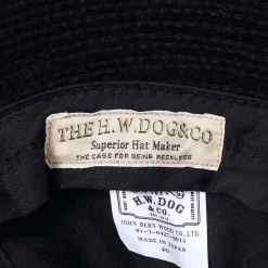 H.W. Dog Rose Bucket Hat Black