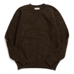 Jamieson's Of Shetland Jamieson's For Clutch Cafe Brushed Shetland Sweater Earth