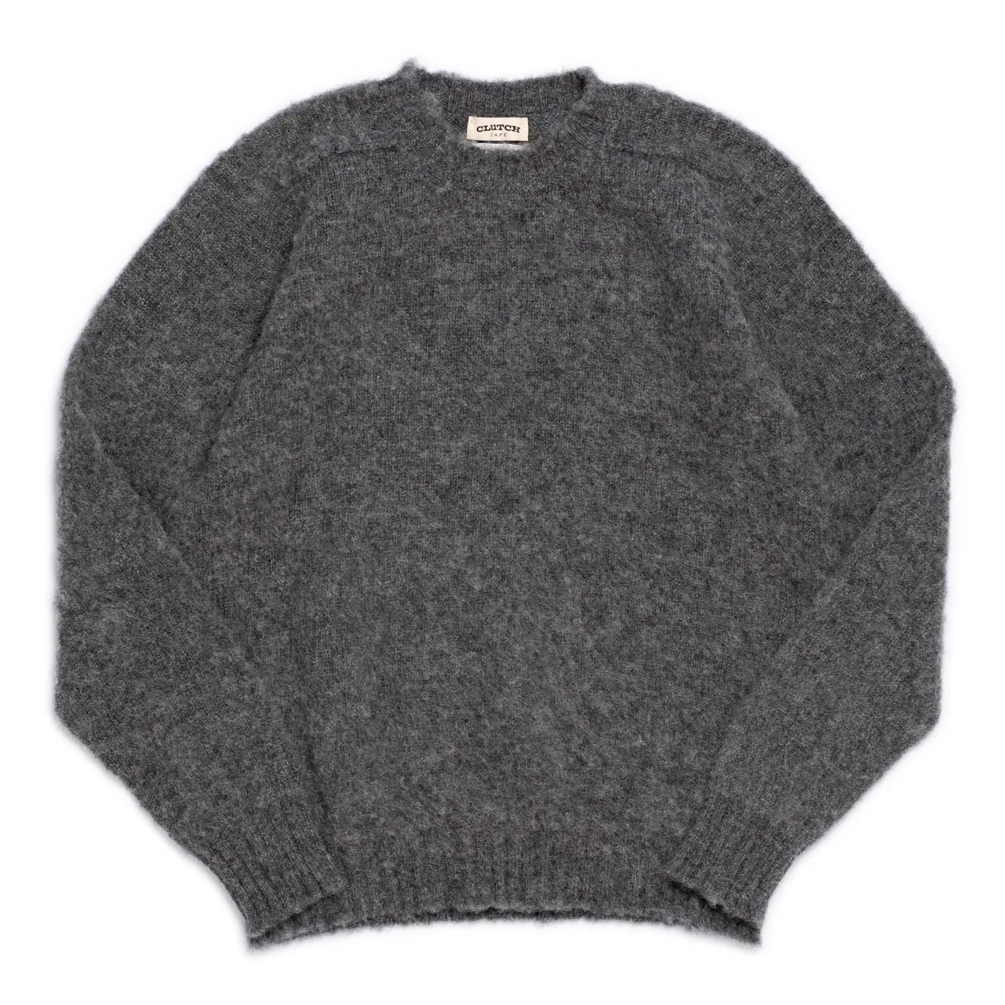 Jamieson's Of Shetland Jamieson's For Clutch Cafe Brushed Shetland Sweater Heron