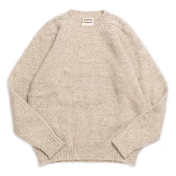 Jamieson's Of Shetland Jamieson's For Clutch Cafe Brushed Shetland Sweater Mooskit White