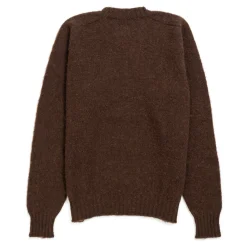 Jamieson's Of Shetland Jamieson's For Clutch Cafe Brushed Shetland Sweater Leather