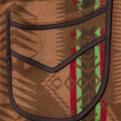 Jelado Shawl Collar Blanket Gown Camel