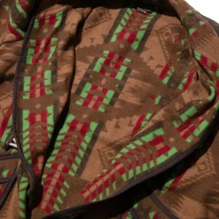 Jelado Shawl Collar Blanket Gown Camel