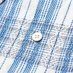Jelado Westcoast Shirt Indigo x Vanilla Sashiko