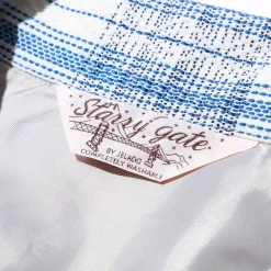 Jelado Westcoast Shirt Indigo x Vanilla Sashiko