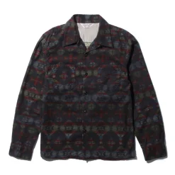 Jelado Westcoast Shirt Printed Native Pattern Black