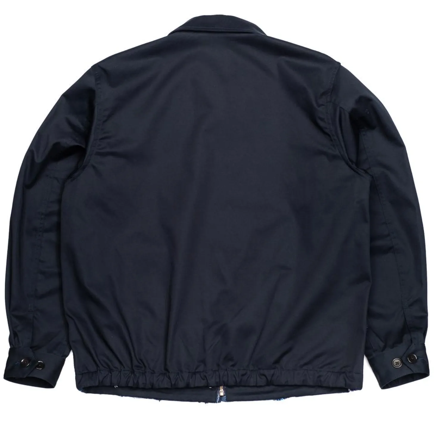 Kuon Boro Panelled Work Jacket Navy