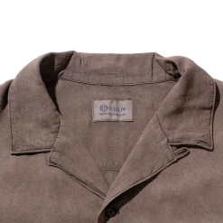 Kuon S/S Open Collar Shirt Dorozome