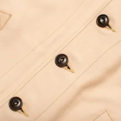 Mister Freedom Campus Leather Jacket Natural