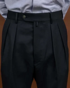 NEAT Back Satin Gabardine Standard Type 1 Navy