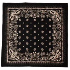 One Ear Brand Nighthings Olive Black Bandana