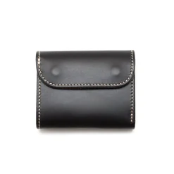 Opus Japan Mini Tri-Fold Wallet Black