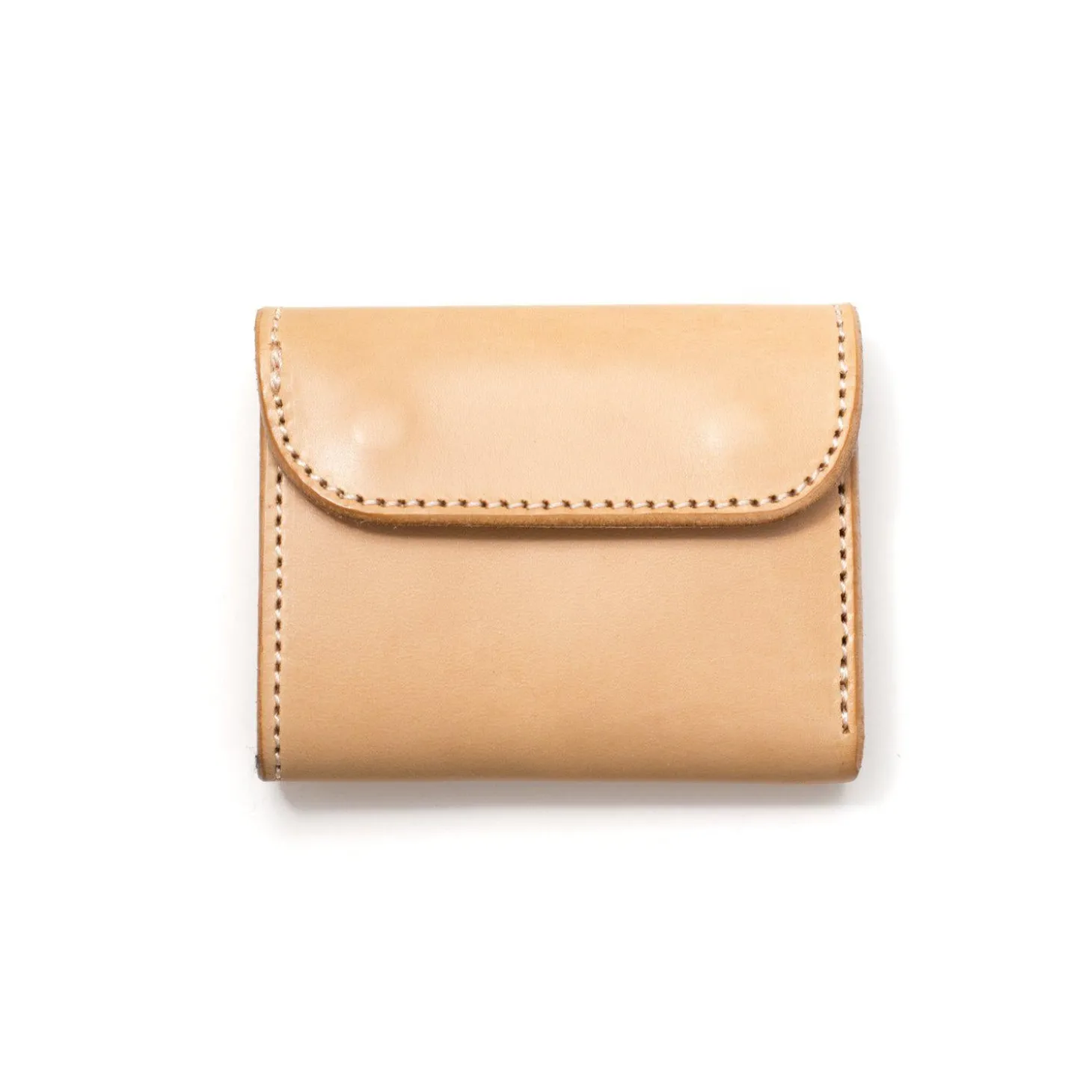 Opus Japan Mini Tri-Fold Wallet Natural