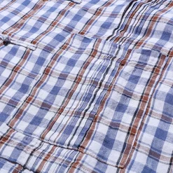 Orgueil Havana Check Shirt Ivory