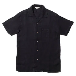 Orgueil Open Collar Shirt Black