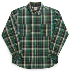 Pherrow's Cotton Flannel Shirt Green