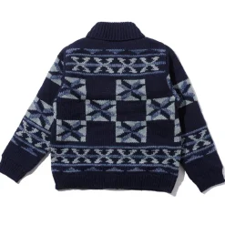 Pherrow's Hand Knitted Cardigan Indigo