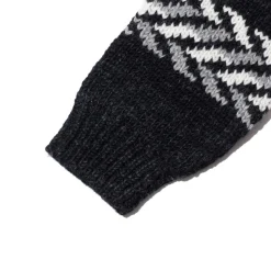 Pherrow's Hand Knitted Cardigan Black