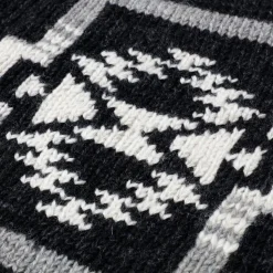 Pherrow's Hand Knitted Cardigan Black