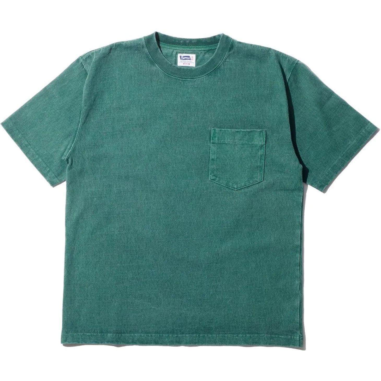 Pherrow's Heavyweight Pocket Tee Faded Green