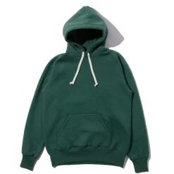 Pherrow's Loopwheel Hooded Sweatshirt Green