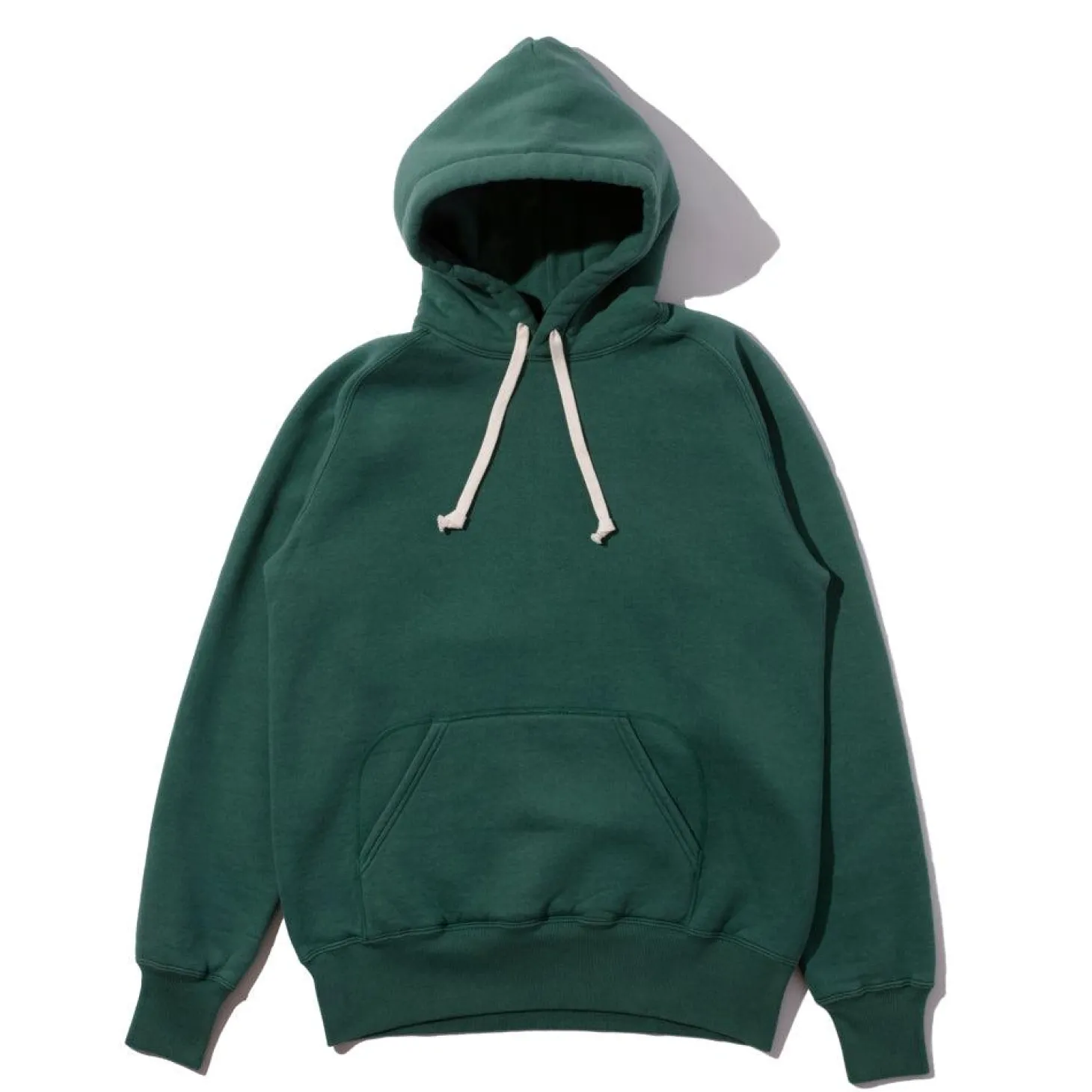 Pherrow's Loopwheel Hooded Sweatshirt Green