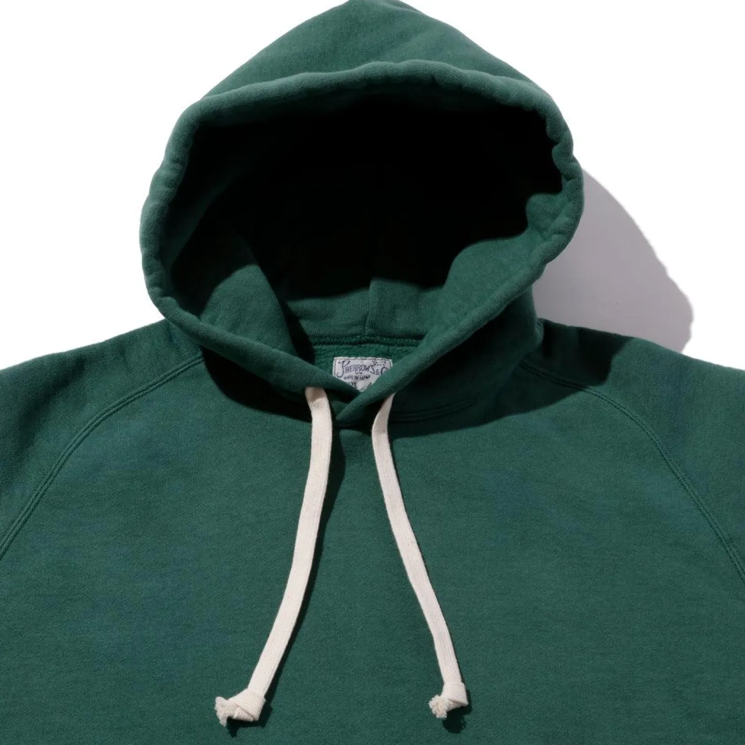 Pherrow's Loopwheel Hooded Sweatshirt Green