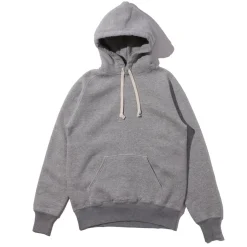Pherrow's Loopwheel Hooded Sweatshirt Heather Grey