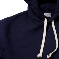 Pherrow's Loopwheel Hooded Sweatshirt Navy