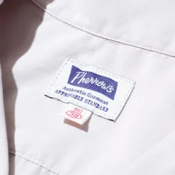 Pherrow's Open Collar Shirt Light Grey